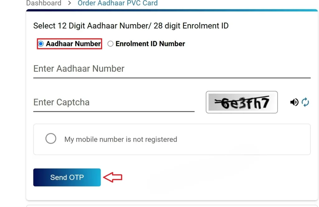 UIDAI Aadhaar Login – Your Guide to MyAadhaar Portal & Services 3 Order Aadhaar PVC Card