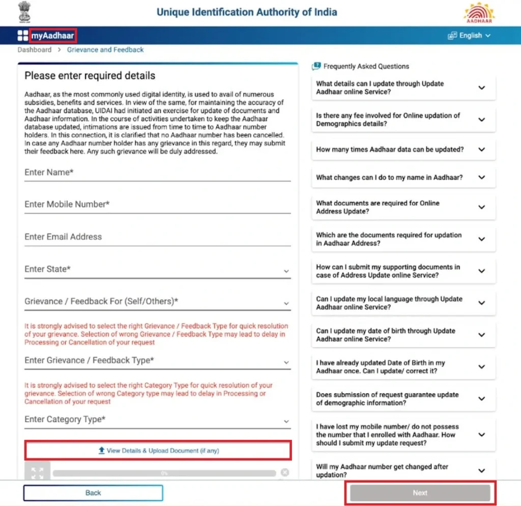 Aadhaar Card Help Desk: Dial Toll-Free 1947 for Instant Support 4 Grievance and Feedback