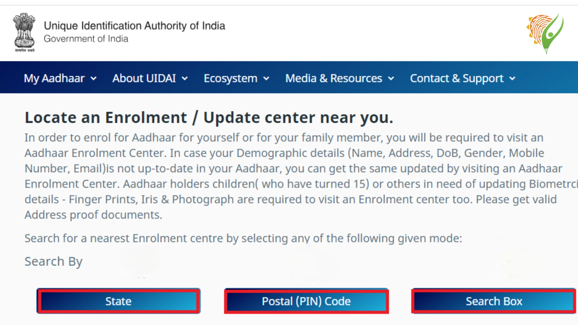 AADHAAR SERVICES 